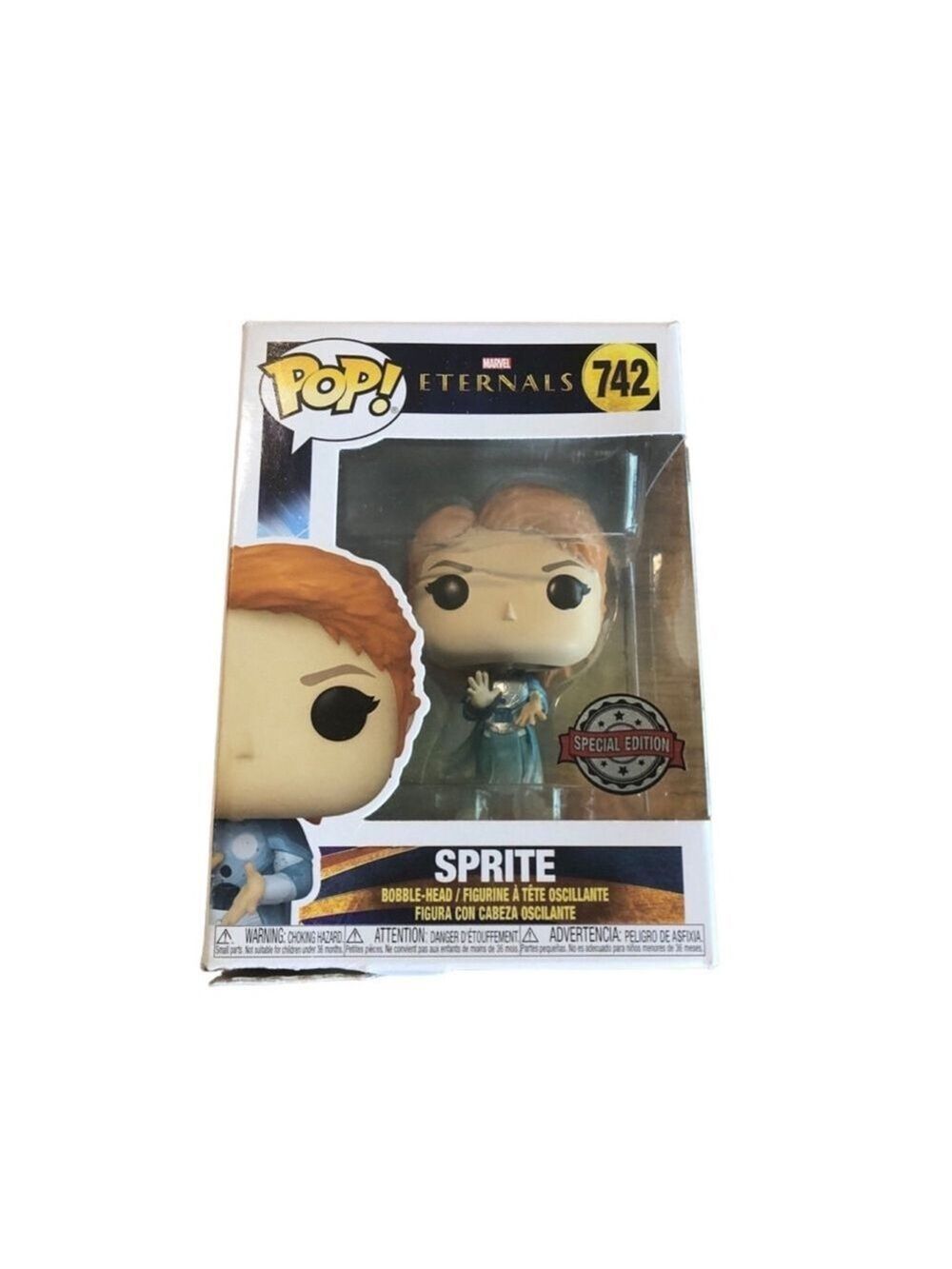 Funko Pop Marvel Eternals Sprite Figure Blue Red One Size